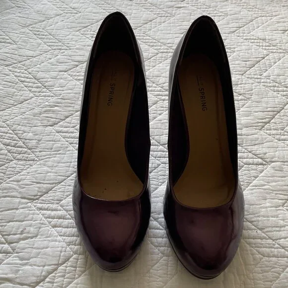 Call It Spring Purple Pumps - Picture 2 of 4